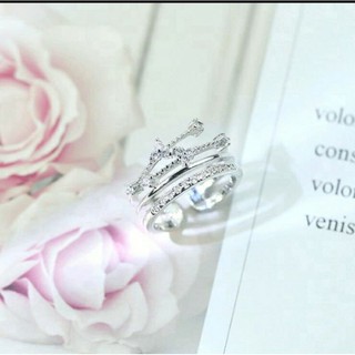 Nhẫn 3 lớp bạc 925 hình ngôi sao