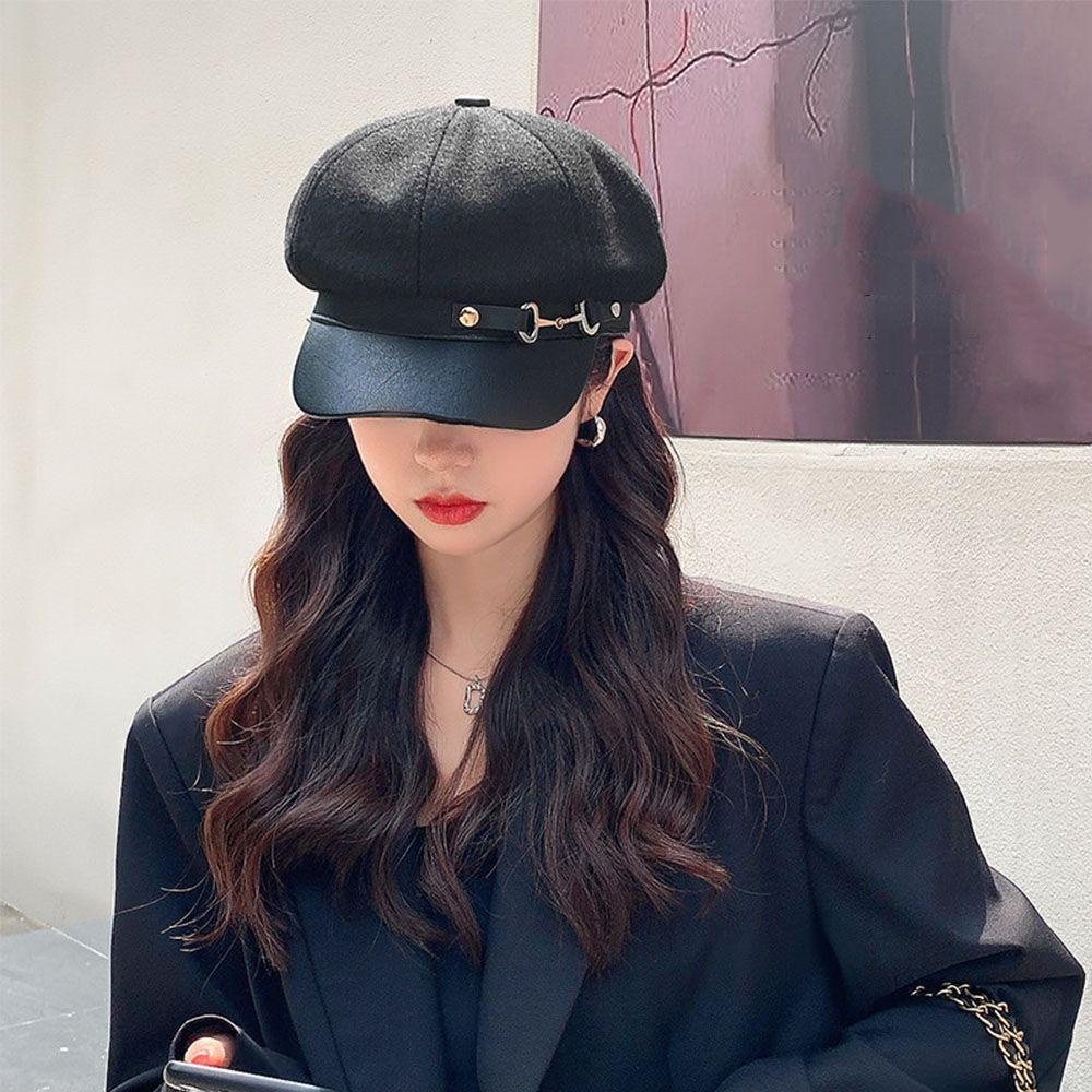 Nón Beret Len Thời Trang Vintage Cho Nữ