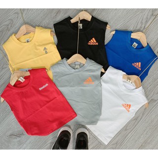 Lyvyshop - (Cotton loại đẹp) Áo Adidas sát nách bé trai từ 09-24kg
