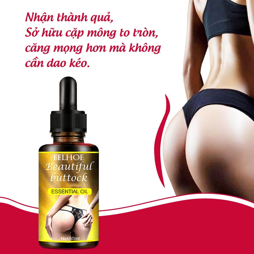 Tinh Dầu Chăm Sóc Vùng Mông Và Hông EELHOE - Giúp Vòng Ba Tăng Kích Thước, Căng Tròn, Săn Chắc, Cải Thiện Vùng Nhăn