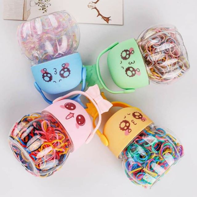 HỘP CHUN TÓC SIÊU KUTE CHO BÉ GÁI