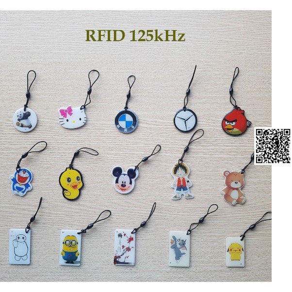 Thẻ Từ hình ngẫu nhiên RFID 125KHz, 13.56Mhz loại sao chép được 614
