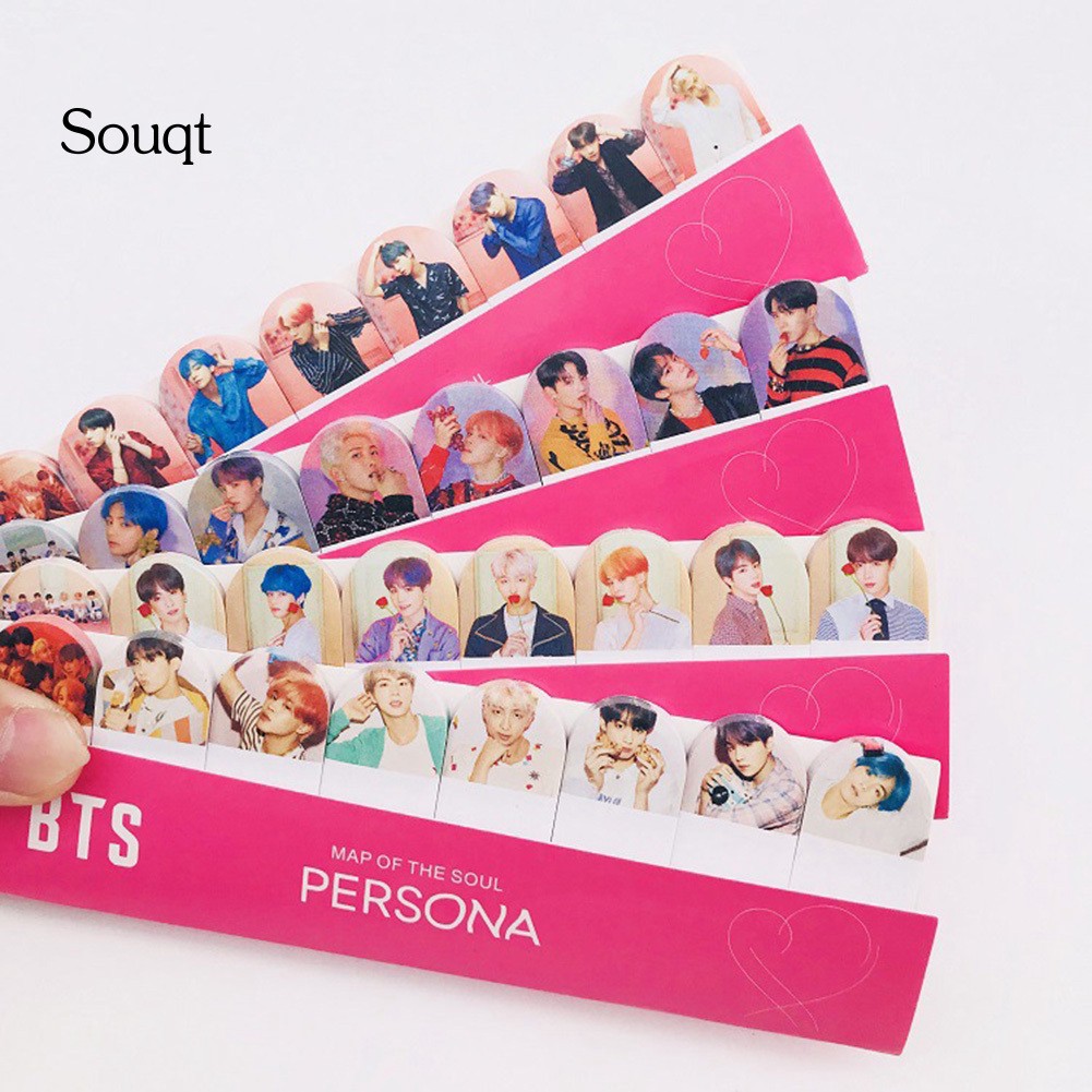 SQ 240Pcs BTS Map of The Soul Photo Memo Sticky Note Collective Post Album Decor