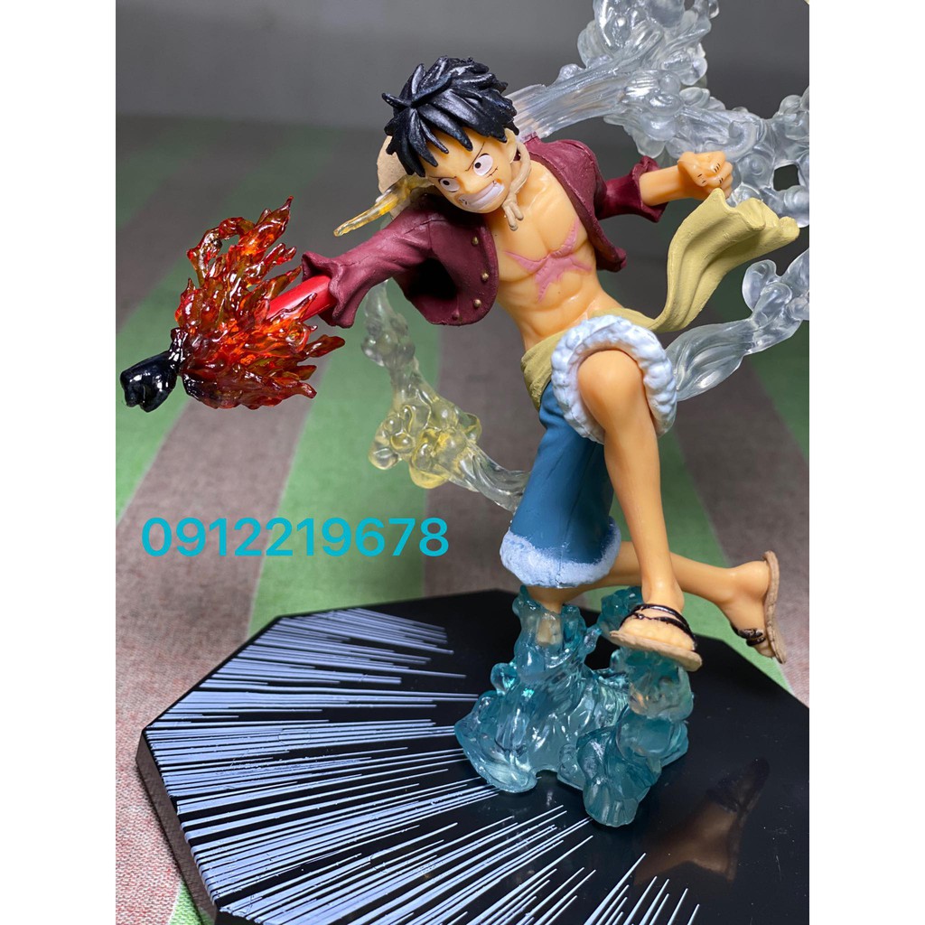 Mô hình Luffy gear 2 haki Mô hình One Piece Luffy cao 18cm