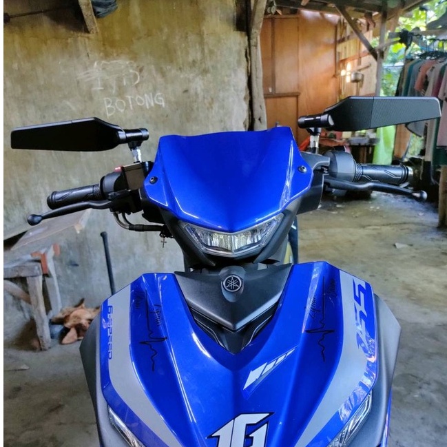 Bộ gương chiếu hậu đa năng cnc cho xe mô tô aerodynamic gsxr150 r25 r3 r15 cbr650r r25 ninja400 gsx-r150