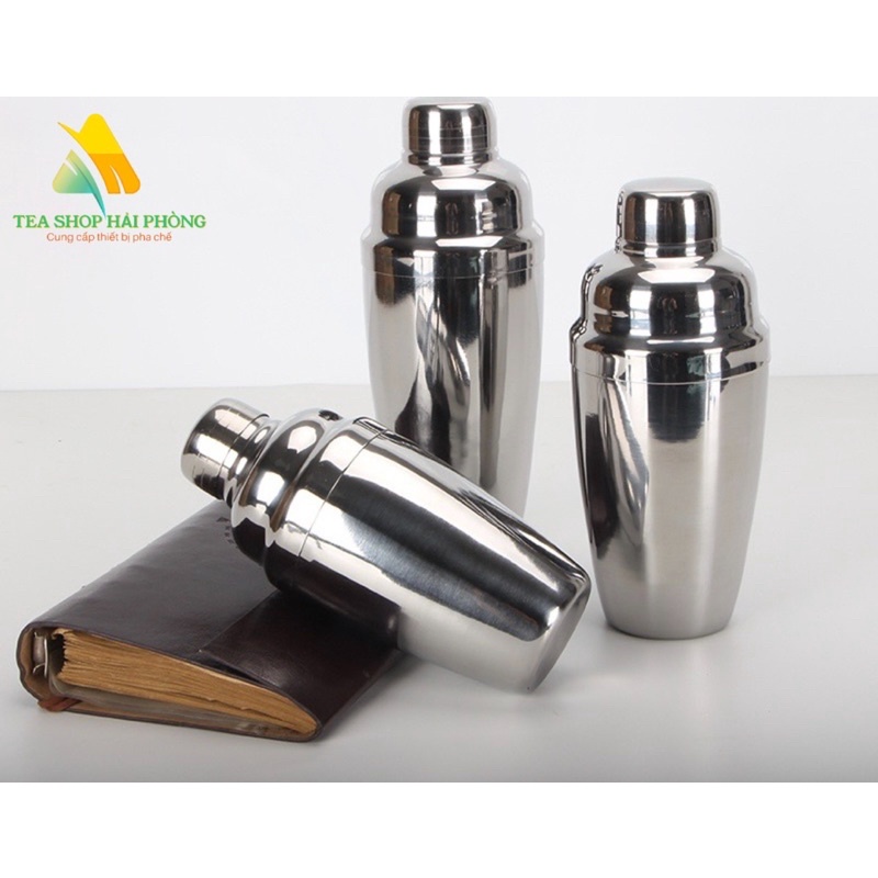 Bình lắc Shaker pha chế cocktail chất liệu inox