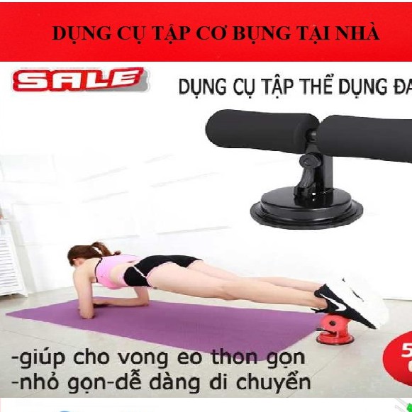 [ freeship ] Dụng cụ tập cơ bụng và cơ vai tặng kèm thảm