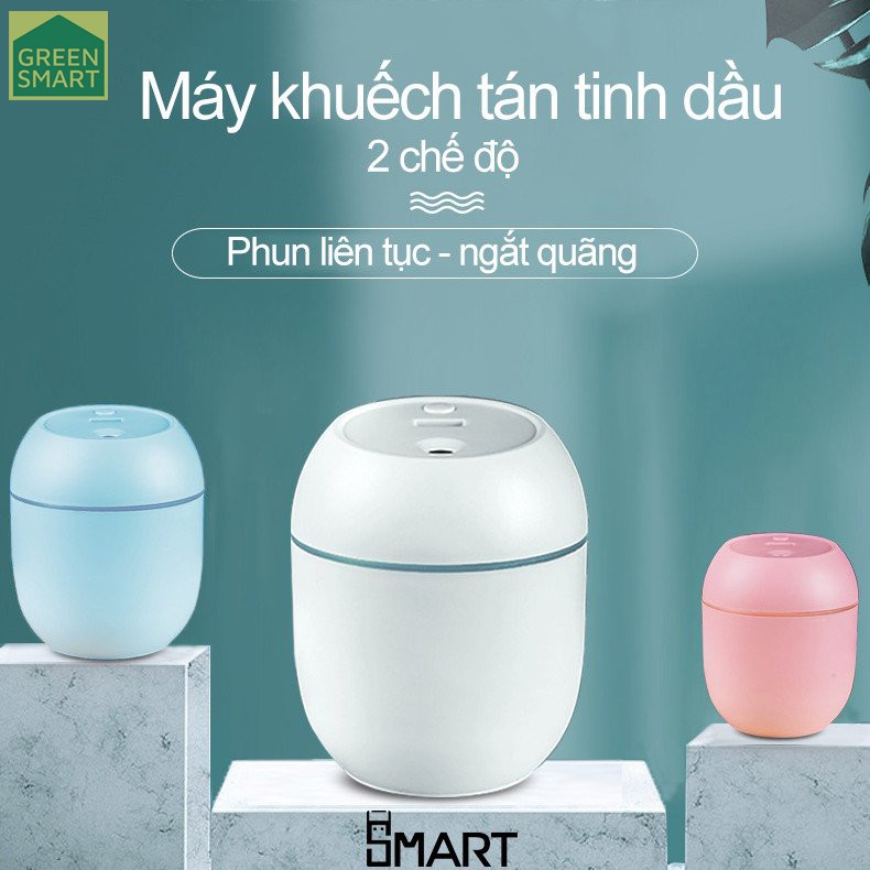 Máy xông tinh dầu - Máy phun sương tạo ẩm mini 250ml