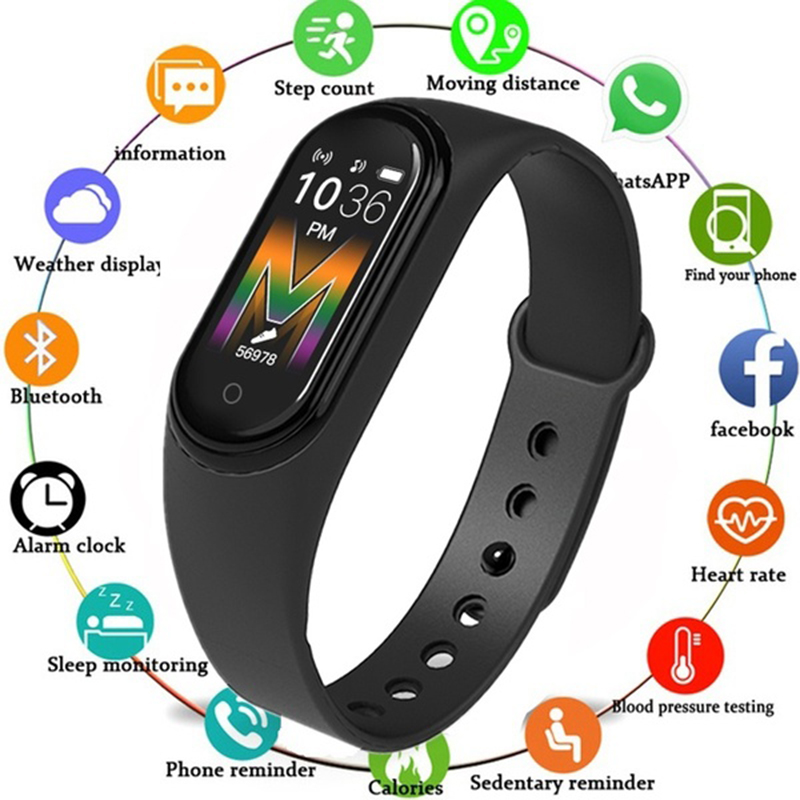 M5 Smart Sport Watch Band Bluetooth Fitness Monitors Wristband Monitor Heart Rate Sports