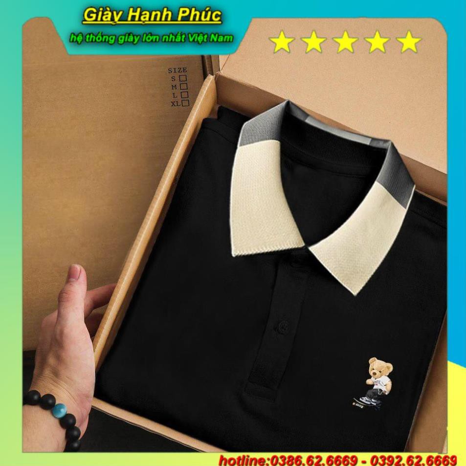 Áo thun nam có cổ form ôm phong cách công sở, polo tay ngắn đủ màu ngực thêu Beartin QA | BigBuy360 - bigbuy360.vn
