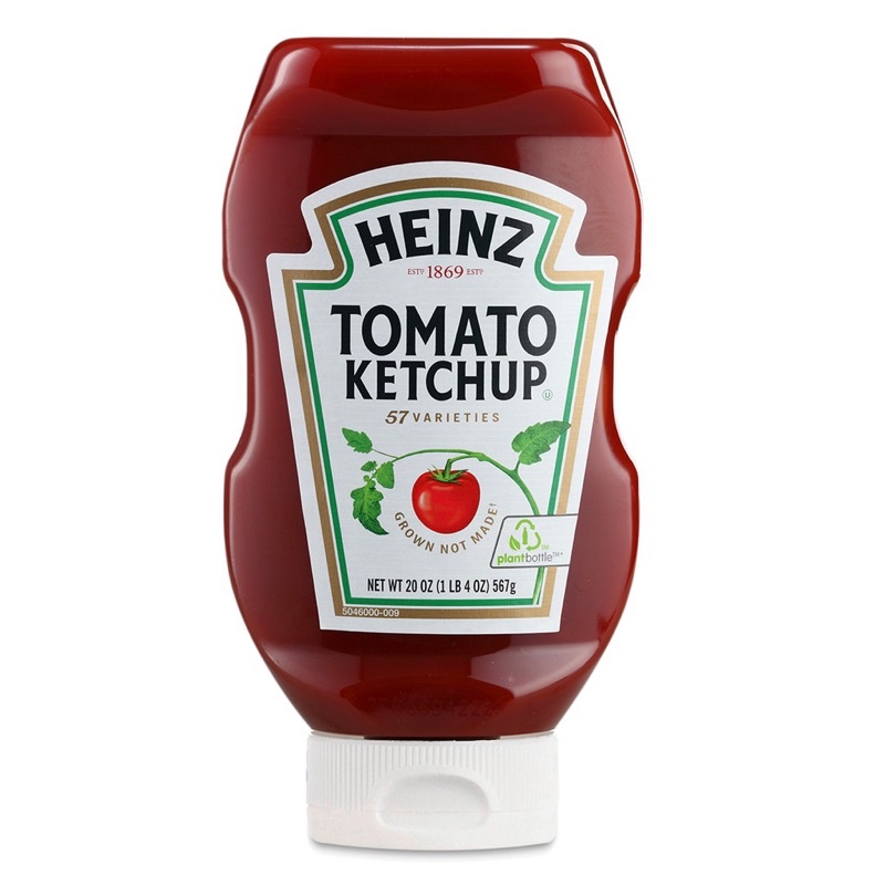 TƯƠNG CÀ CHUA HEINZ 567G/ TƯƠNG CÀ ÚP NGƯỢC/ TOMATO KETCHUP