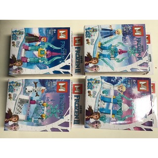 Combo 4 hộp lắp ráp bé gái