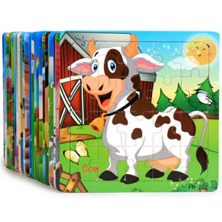 Tranh Ghép 20 Mảnh-Đồ Chơi Tranh Ghép Hình Gỗ Puzzle - Bộ Ghép Hình - Tranh Xếp Hình