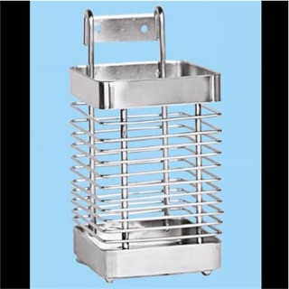 Giỏ inox 1 ngăn đựng đũa, thìa