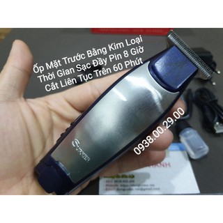 Tông Đơ Chấn Viền Surker 5801 Lưỡi Thép Cạo Đầu Sắt Nét. (Ảnh thật)