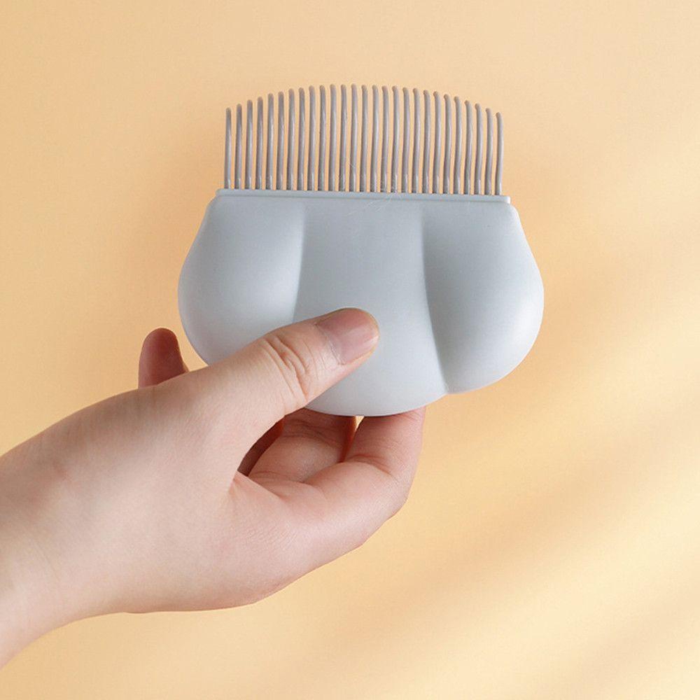 Shoukey Lược Nổi Hình Vỏ Sò Mát Xa Nhỏ Gọn Dễ Dàng Tẩy Rửa Cho Mèo Cưng