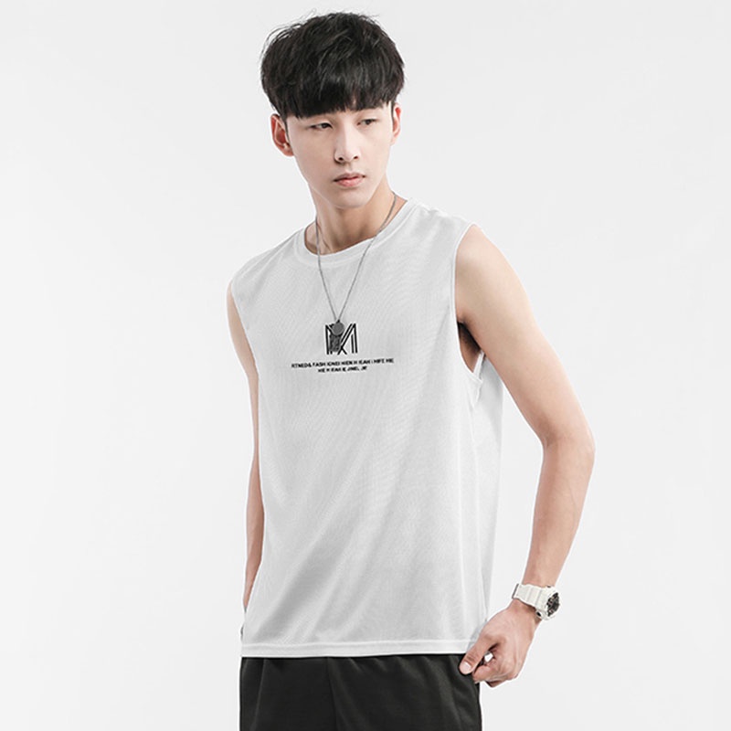 Áo Thun Thể Thao Sát Nách Form Rộng Thời Trang Mùa Hè Cho Nam