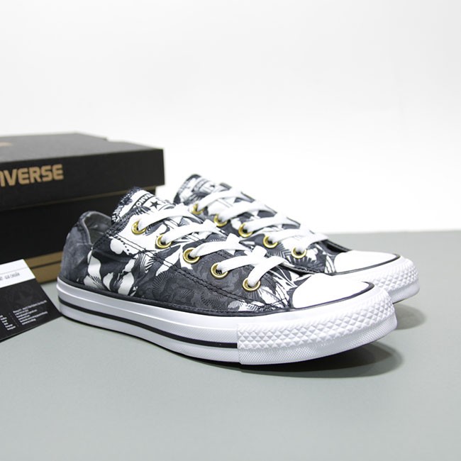 Giày Converse thấp cổ vải họa tiết CTVH41