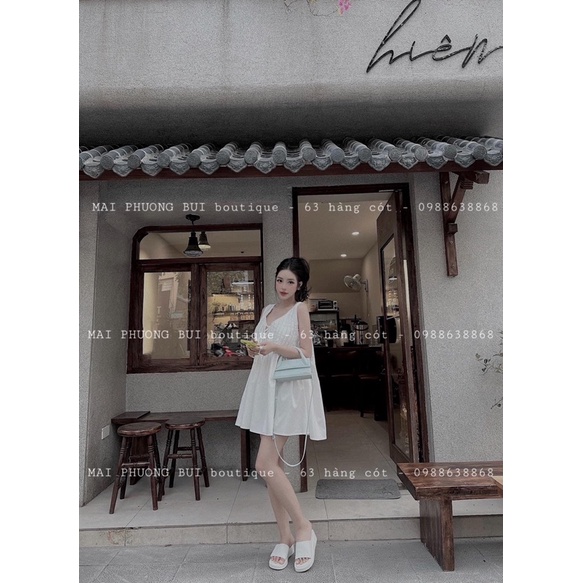 Áo BabyDoll Buộc Nơ Cổ V MPB | BigBuy360 - bigbuy360.vn