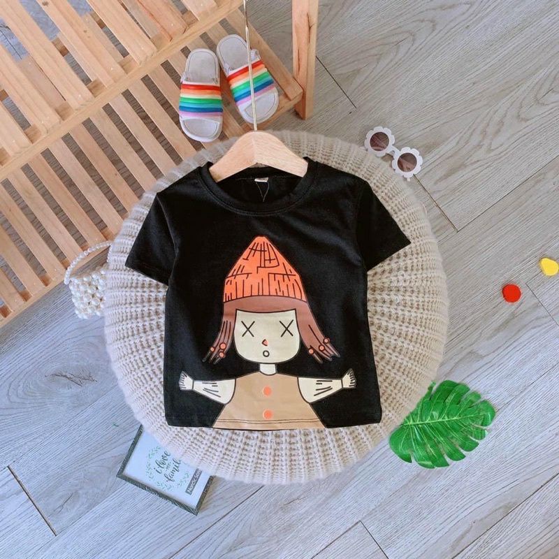 MỚI | ÁO CỘC TAY SÀNH ĐIỆU IN HÌNH SIÊU CUTE CHO BÉ YÊU 8-18KG