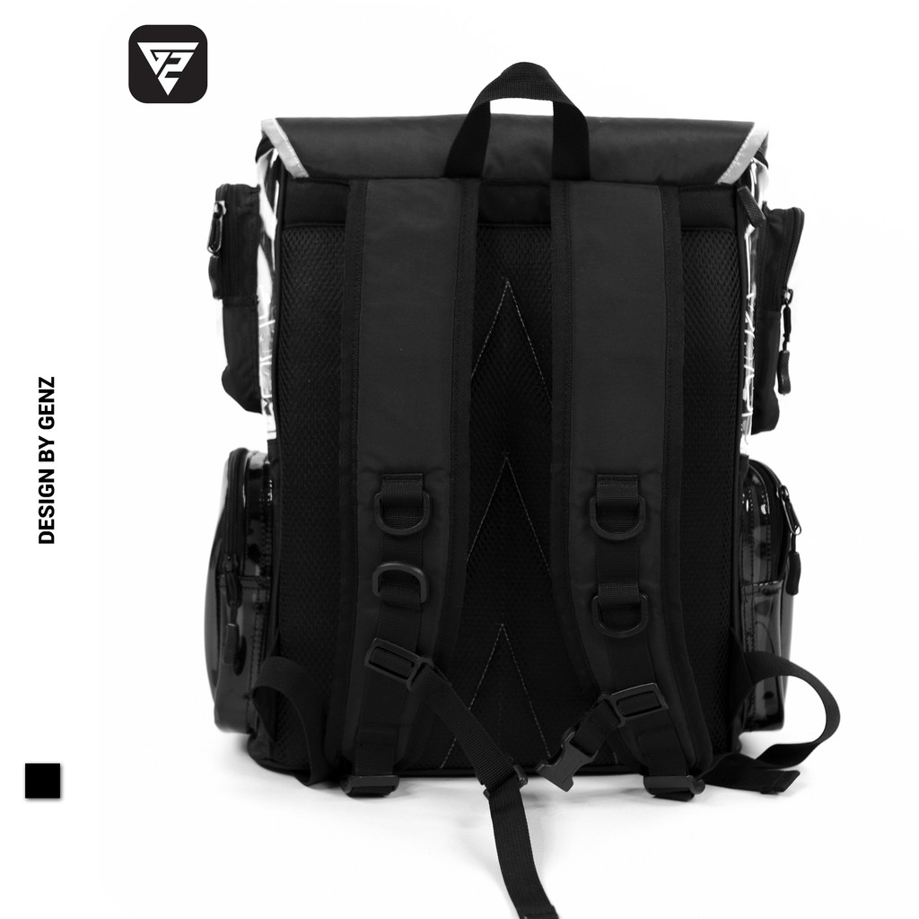 Balo Backpack Ulzzang GENZ siêu ngầu dành cho thế hệ Z GTB02