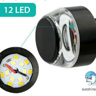 COMBO 2 ĐẦU GÙ CHỐNG ĐỔ CÓ ĐÈN LED XE MÁY