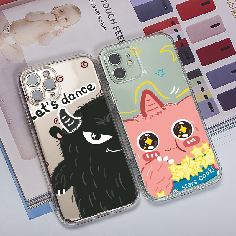 Suntaiho Ốp lưng iphone trong suốt thích hợp cho iPhone 12 13 11 Pro MAX X XR XS MAX 6 6s 7 8 Plus