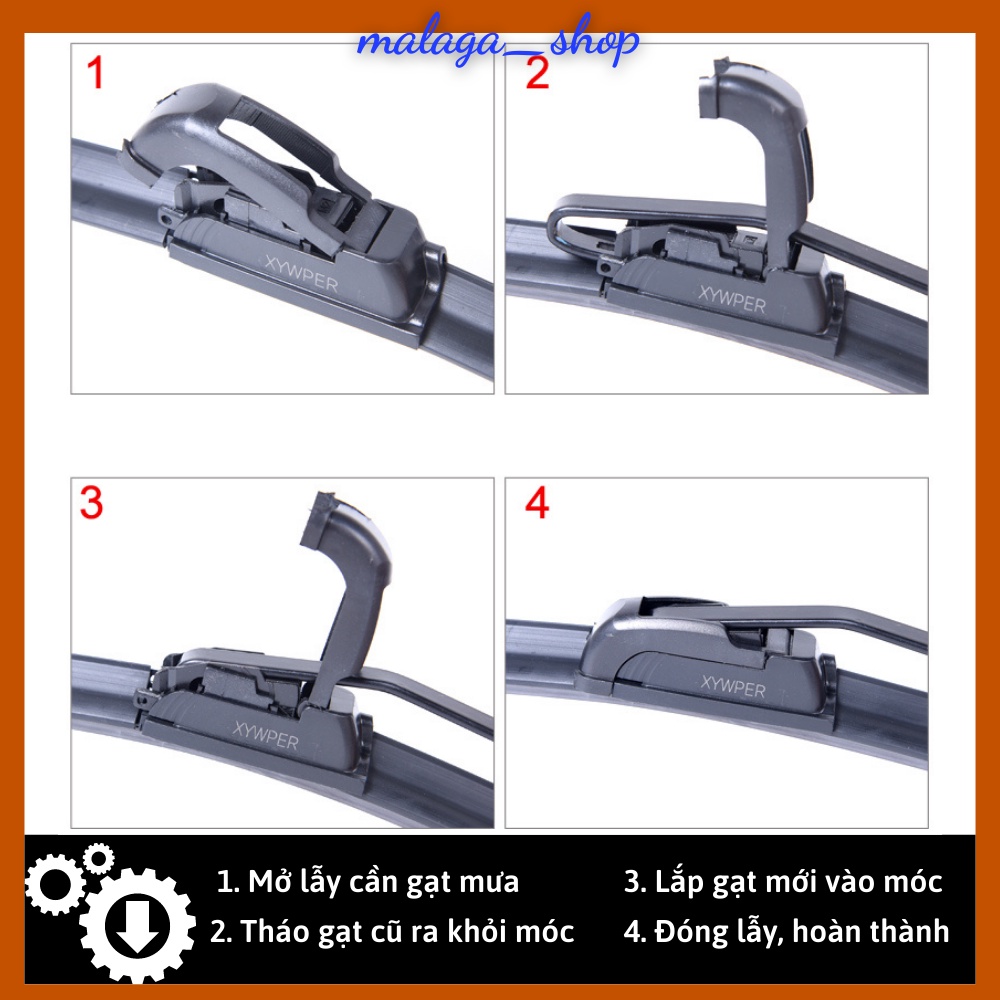 Gạt mưa ô tô i10 Morning Vios Innova City CRV CX3 CX5 đủ size GATMUA