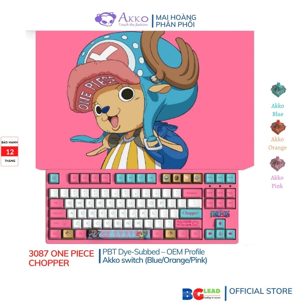 Bàn phím cơ Akko 3087 v2 One Piece – Chopper (Akko switch)