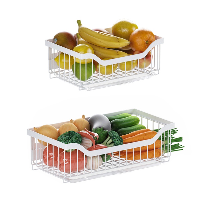 Rổ Kim Loại Treo Tường Đựng Rau Củ Quả Ráo Nước Tiện Dụng Cho Nhà Bếp