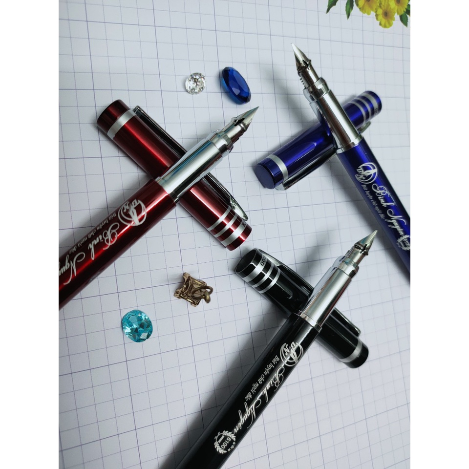 Bút máy luyện chữ đẹp nét thanh đậm ngòi Thép Bình Nguyên 6100