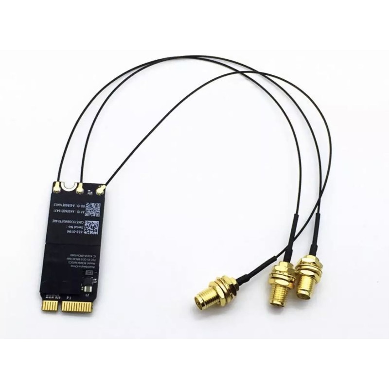 Combo Anten WIFI M2 NGFF Intel 9260 9560 AX200 BCM94360 kèm dây cáp SMA - Trọn bộ cho máy bàn | BigBuy360 - bigbuy360.vn