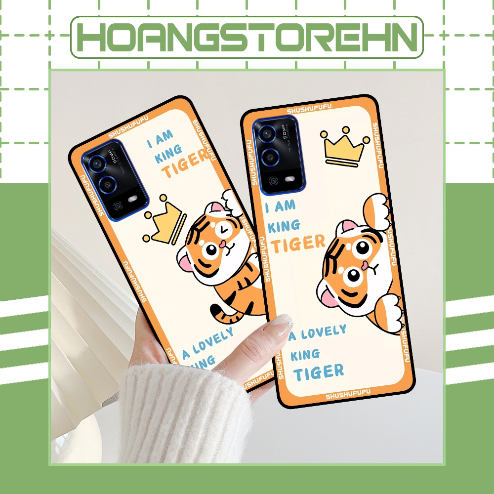 Ốp Oppo A55 in hình mickey, hổ, kingtiger siêu rẻ T19 - T24