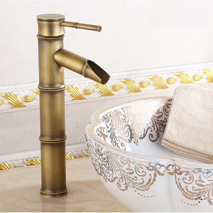 Vòi Lavabo cao giả cổ nóng lạnh cao cấp MS8 | BigBuy360 - bigbuy360.vn