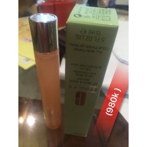 Kem dưỡng da vùng măt  Clinique All About Eyes Serum De-Puffing Eye Massage - 15ml | BigBuy360 - bigbuy360.vn