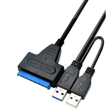 CÁP CHUYỂN ĐỔI 2 CỔNG USB 2.0 RA CỔNG SATA