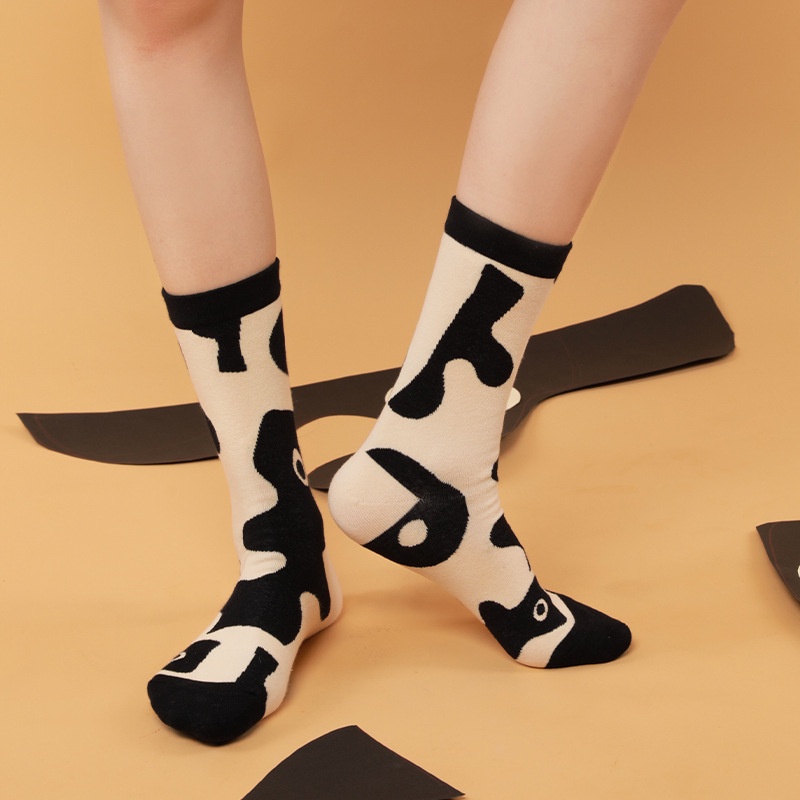 WAFNHA D103 Vớ Unisex In Họa Tiết Hoạt Hình