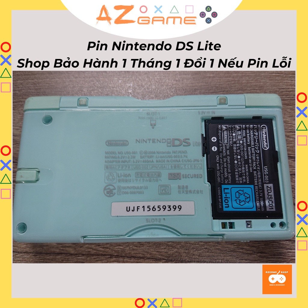 Pin Tháo Máy Cho Nintendo DS / DS Lite / DSi / DSi LL Chính Hãng