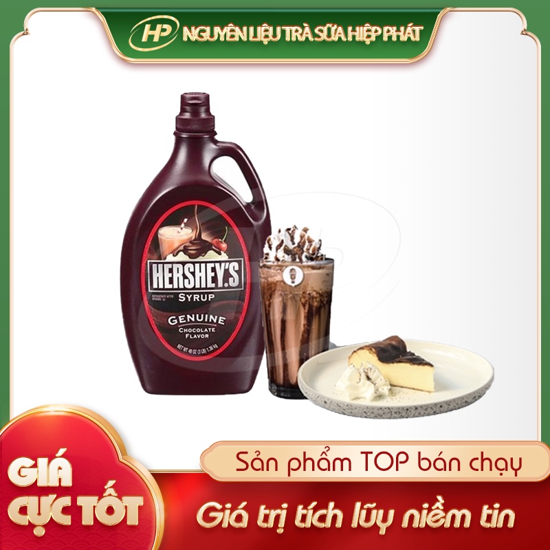 Sốt Chocolate HERSHEY’s - 1.36Kg  -  - 03404700 - Nguyên liệu pha chế trà sữa HIỆP PHÁT