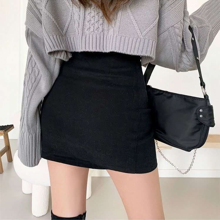 Chân váy COZOKC lưng cao thời trang quyến rũ cho nữ