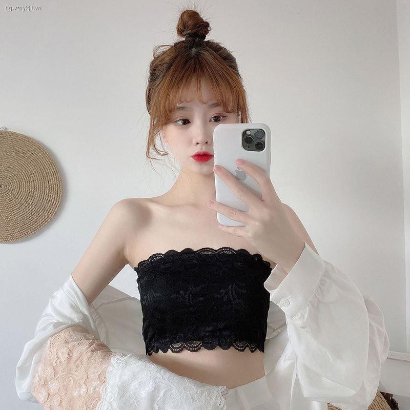 Áo Ngực Ống Không Dây Phối Ren Hở Lưng Phong Cách Hàn Quốc Cho Nữ | BigBuy360 - bigbuy360.vn