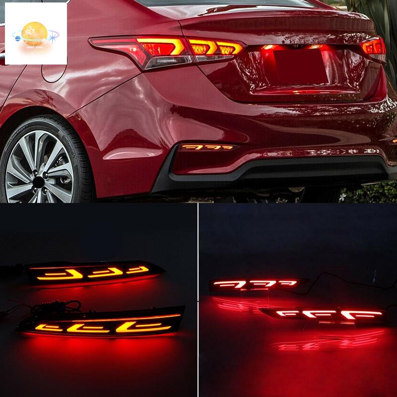 Đèn Led Phản Quang Gắn Đuôi Xe Hơi Hyundai Accent 2017-2019
