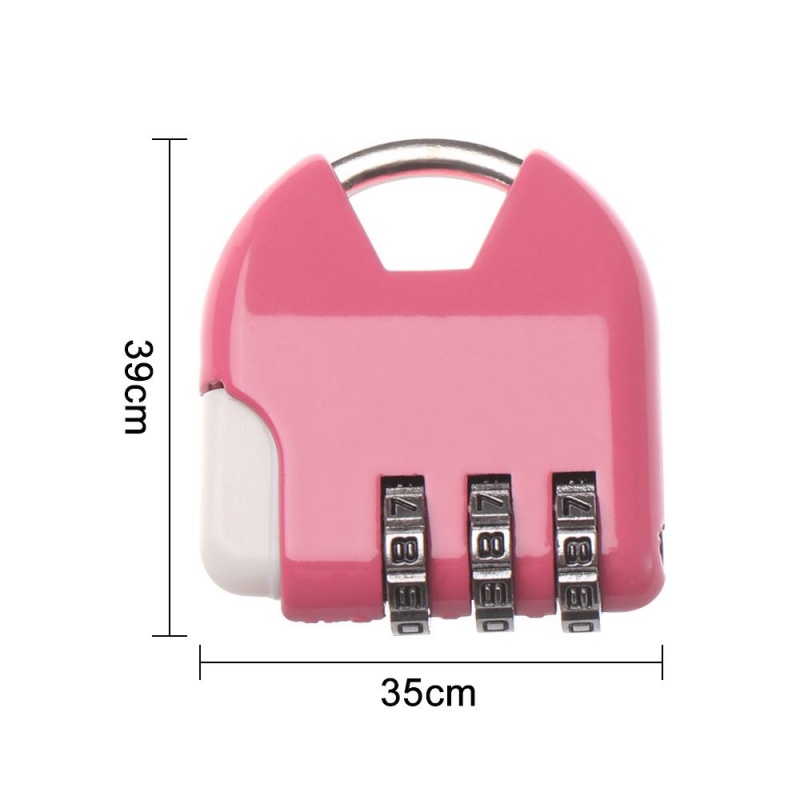 Ổ khóa mật khẩu mini 3 chữ số tiện lợi chất lượng cao