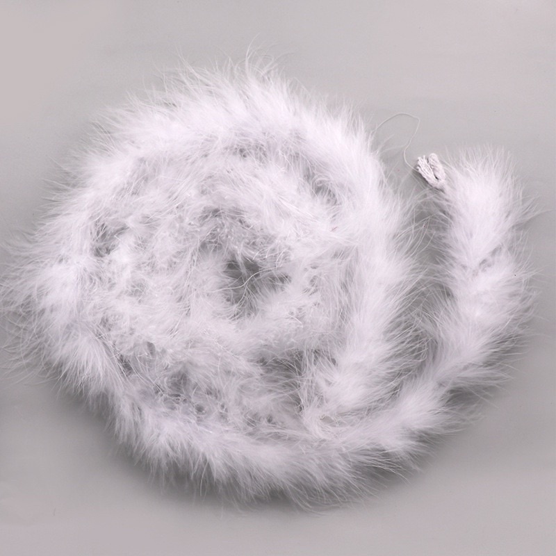 Lông vũ , lông đà điểu , lông tơ dải 2m đủ màu