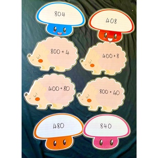 Bộ Nhím & Nấm Đáng Yêu (Đồ Dùng Dạy Học MIKI)