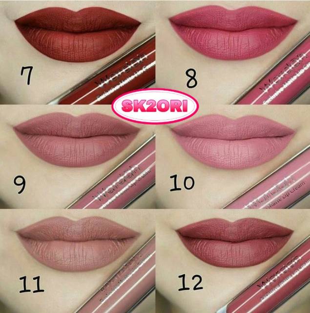 (hàng Mới Về) Son Kem Lì Trang Điểm Môi Lâu Trôi Wardah | BigBuy360 - bigbuy360.vn