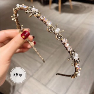 Phụ kiện tóc ❤️ Cài tóc nơ đá , bờm tóc nơ nhỏ , bờm hottrend