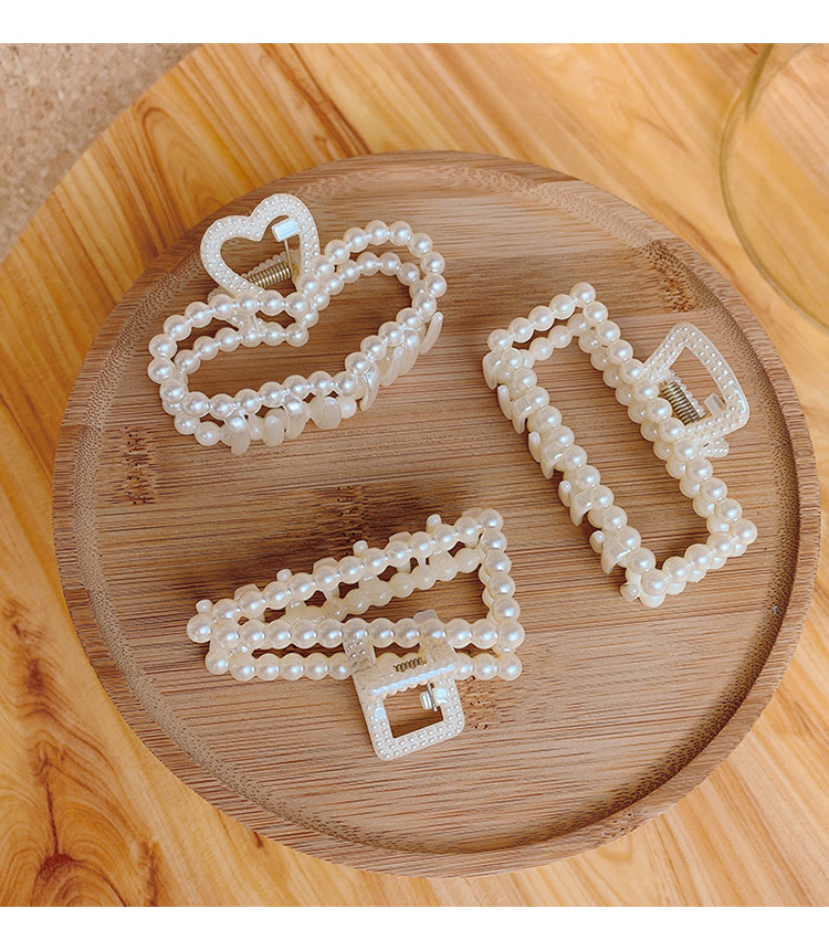 Kẹp Tóc Đính Hạt Ngọc Trai Phong Cách Hàn Quốc