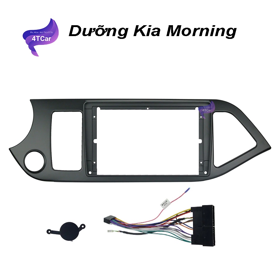 [Mã LIFEAUMAY giảm 10% tối đa 30k đơn 150k] Mặt dưỡng Kia Morning 2011-2019 (9 inch)