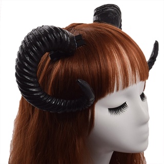 Biển Carnival Cừu Sừng Mũ Đội Đầu Tiệc Nhảy Múa Mũ Cho Bé Gái Trang Phục Halloween